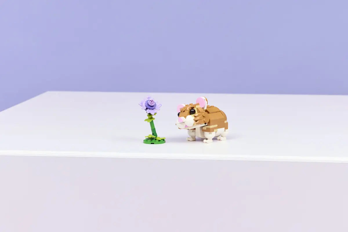 LEGO 31376 Creator 3-in-1 Cute Hamster with a Flower | 166 PCS