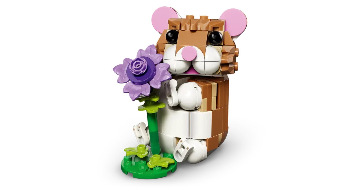 LEGO 31376 Creator 3-in-1 Cute Hamster with a Flower | 166 PCS