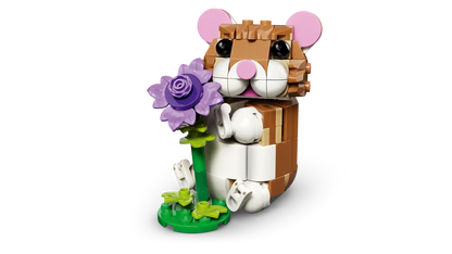 LEGO 31376 Creator 3-in-1 Cute Hamster with a Flower | 166 PCS