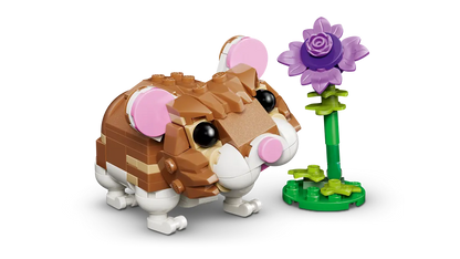 LEGO 31376 Creator 3-in-1 Cute Hamster with a Flower | 166 PCS