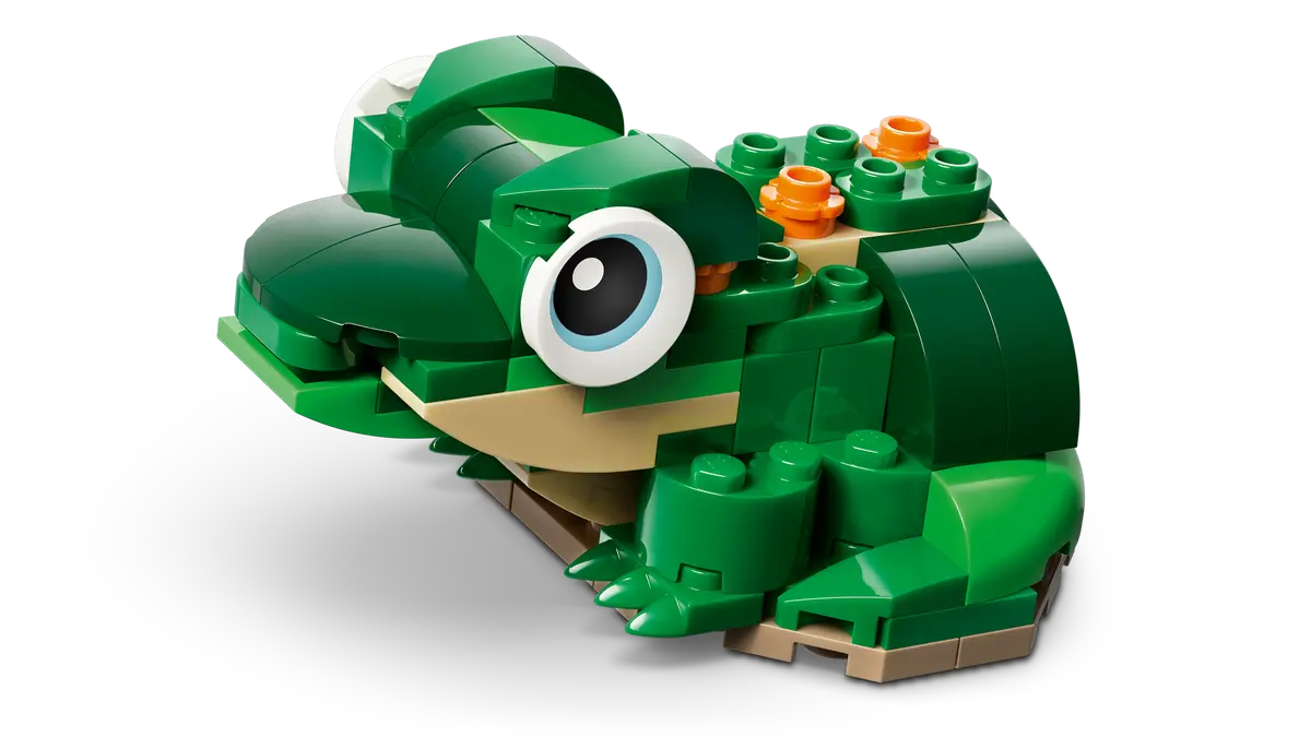 LEGO 31377 Creator 3-in-1 Turtle with a Water Lily Flower | 124 PCS