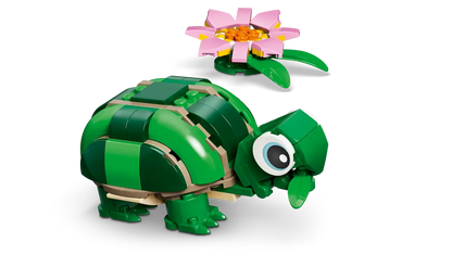 LEGO 31377 Creator 3-in-1 Turtle with a Water Lily Flower | 124 PCS