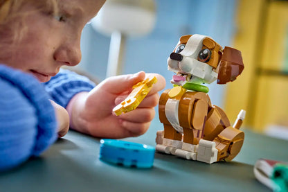 LEGO 31382 Creator 3-in-1 Cute Animals: Playful Puppy Dog | 336 PCS