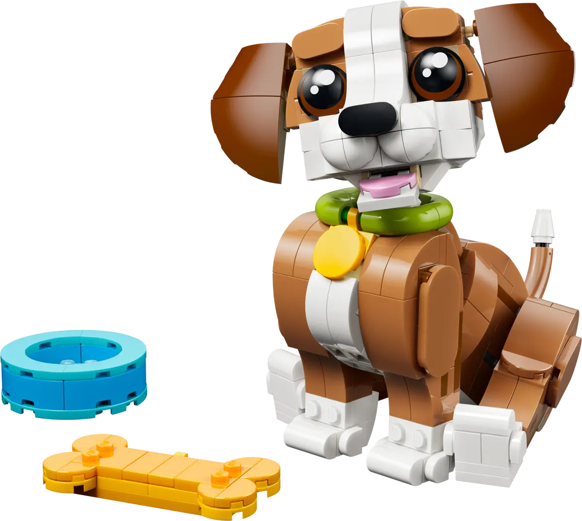 LEGO 31382 Creator 3-in-1 Cute Animals: Playful Puppy Dog | 336 PCS