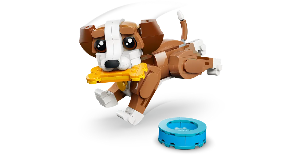 LEGO 31382 Creator 3-in-1 Cute Animals: Playful Puppy Dog | 336 PCS