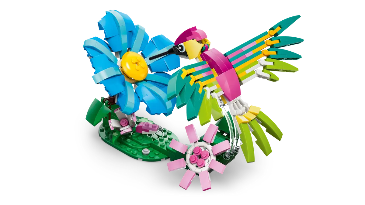LEGO 31384 Creator 3-in-1 Wild Animals: Colorful Hummingbird | 312 PCS