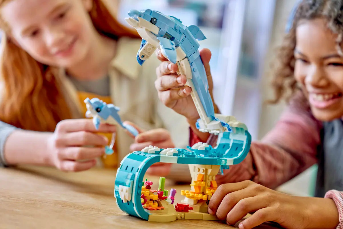 LEGO 31385 Creator 3-in-1 Sea Animals: Beautiful Dolphins | 542 PCS