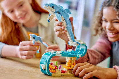 LEGO 31385 Creator 3-in-1 Sea Animals: Beautiful Dolphins | 542 PCS