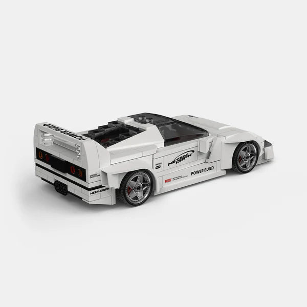 Happy Build PB8844 Ferrari F40 Building Toy Set | 394 PCS | Buildable Car with Display Container