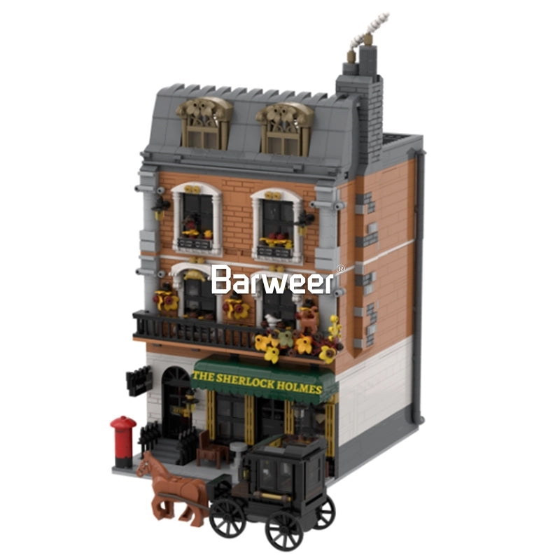 Pantasy 85014 Sherlock Holmes Baker Street 221B Apartment Building Toy Set | 3087 PCS