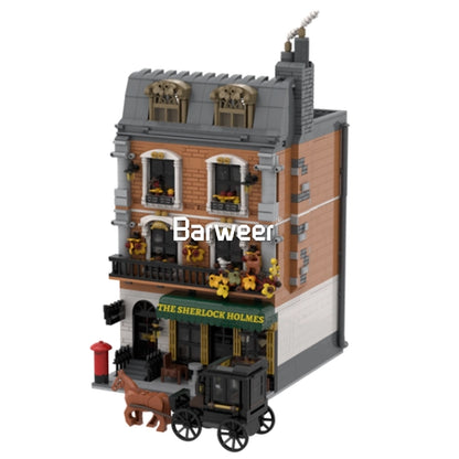 Pantasy 85014 Sherlock Holmes Baker Street 221B Apartment Building Toy Set | 3087 PCS