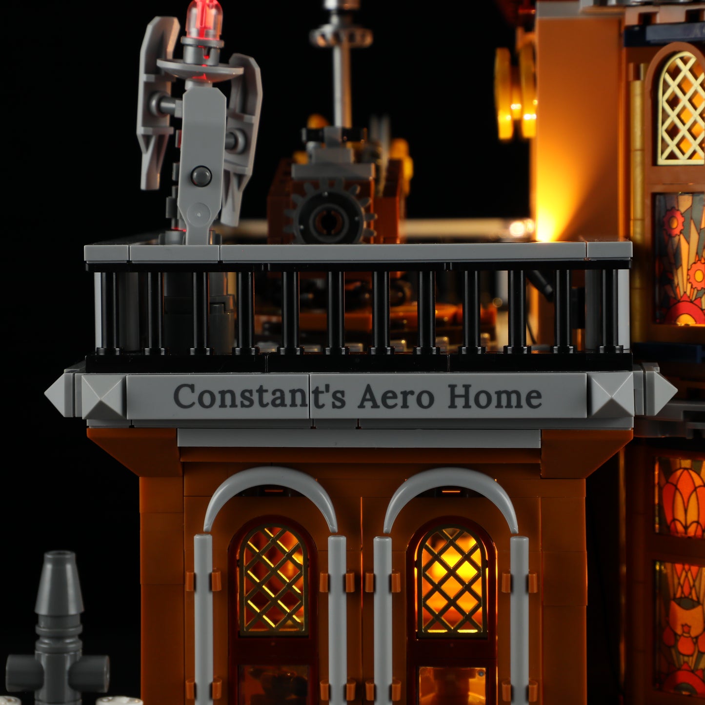 Lumibricks F9050 Steampunk Flying Club Building Toy Set | 1858 PCS