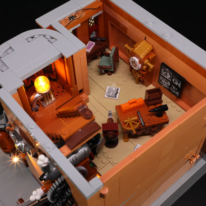 Lumibricks F9050 Steampunk Flying Club Building Toy Set | 1858 PCS