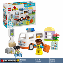 LEGO 10447 Duplo Ambulance & Driver | 19 PCS
