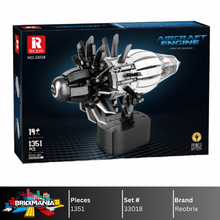 Reobrix 33018 Aircraft Engine Model Building Toy Set | 1351 PCS