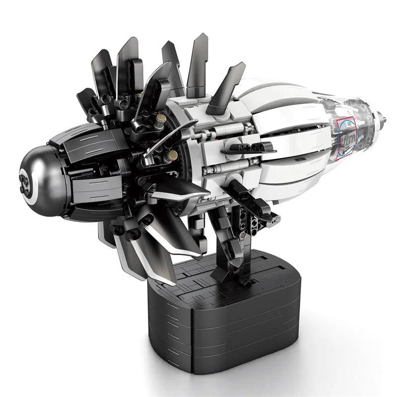 Toy Model Jet Engine Reobrix 33018 Aircraft Engine Model Building Toy Set | 1351 PCS ...