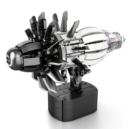 Reobrix 33018 Aircraft Engine Model Building Toy Set | 1351 PCS