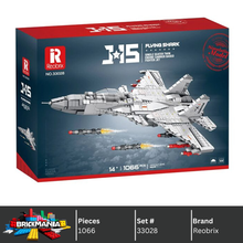 Reobrix 33028 J‑15 Fighter Jet Building Toy Set | 1066 PCS