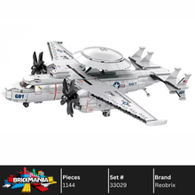Reobrix 33029 E-2 Hawkeye Airborne Early Warning Aircraft Building Toy Set | 1144 PCS