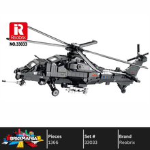 Reobrix 33033 CAICZ-10 Military Attack Helicopter Building Toy Set | 1366 PCS