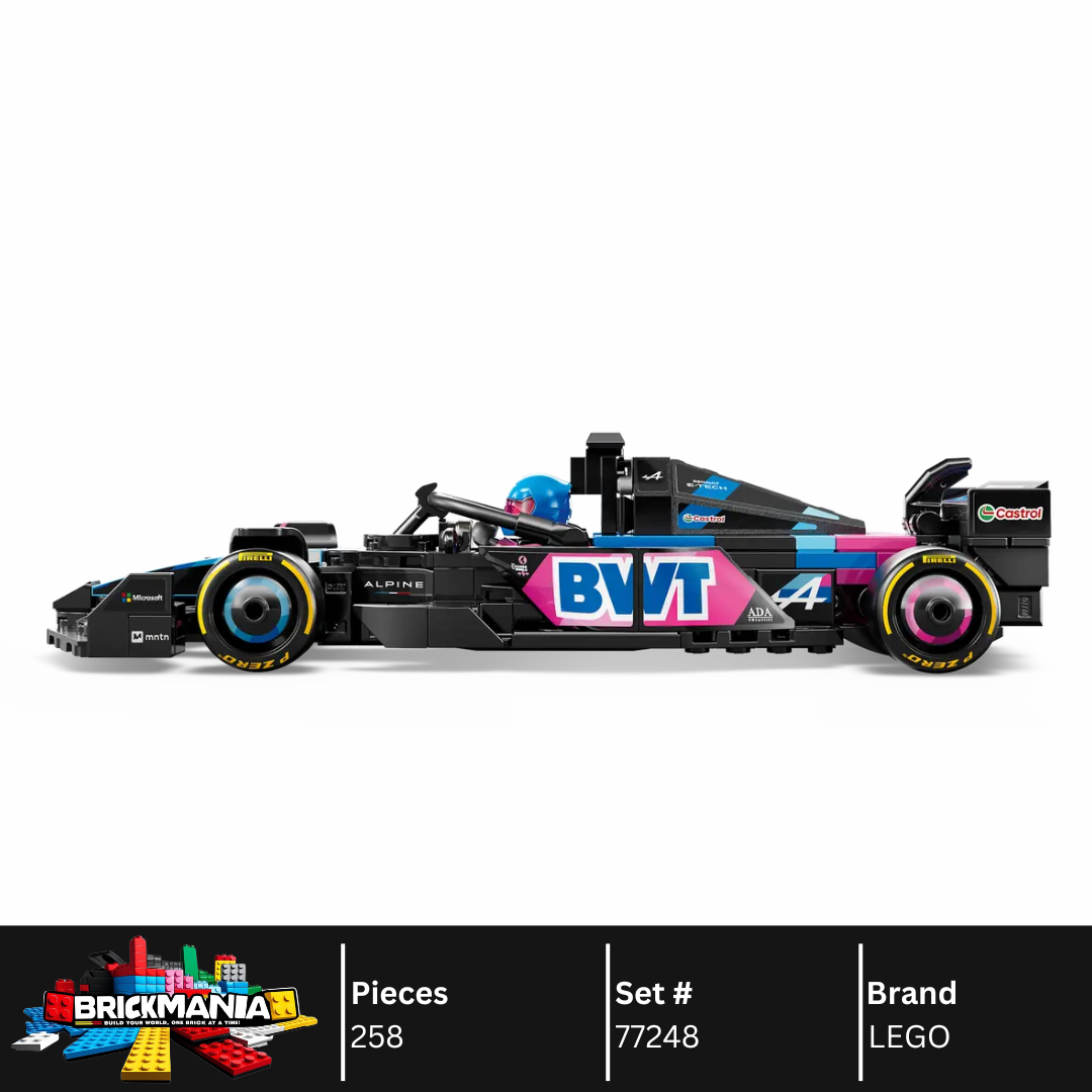 LEGO 77248 BWT Alpine F1® Team A524 Race Car | 258 PCS