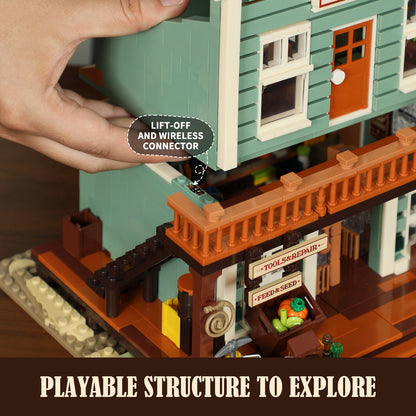 Lumibricks F9057 Old West General Store Building Toy Set | 1895 PCS