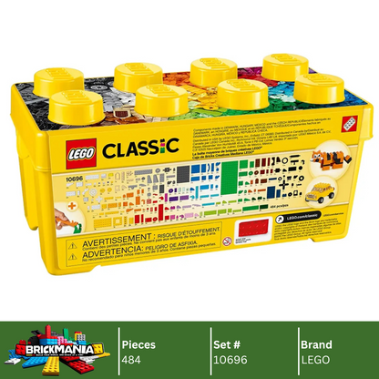 LEGO 10696 Classic Medium Creative Brick Box | 484 PCS