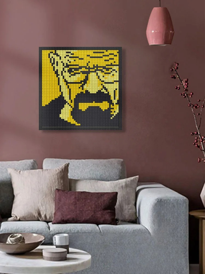 N0237 Walter White Mosaic Wall Art | 2304 PCS