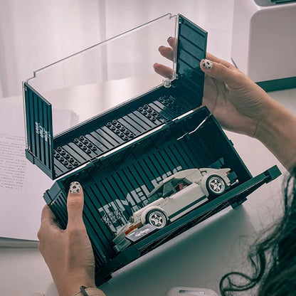 Happy Build PB8816 Porsche 930 turbo Building Toy Set | 343 PCS | Buildable Car with Display Container