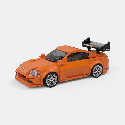 Happy Build PB8815 Toyota™ Supra A80 Building Toy Set | 439 PCS | Buildable Car with Display Container