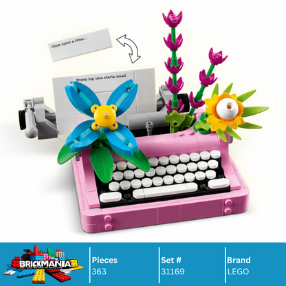 LEGO 31169 Typewriter with Flowers | 363 PCS