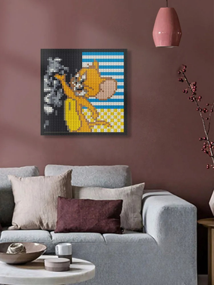 N0215 Jerry Mosaic Wall Art | 2304 PCS