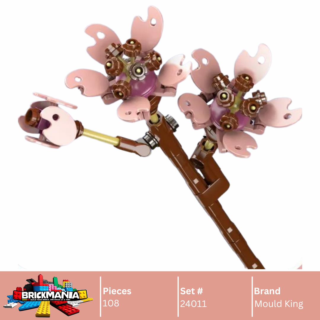 Mould King 24011 Cherry Blossoms Building Toy Set | 108 PCS