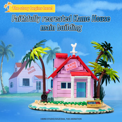 Pantasy 87002 Dragon Ball Kame House Building Toy Set | 600 PCS