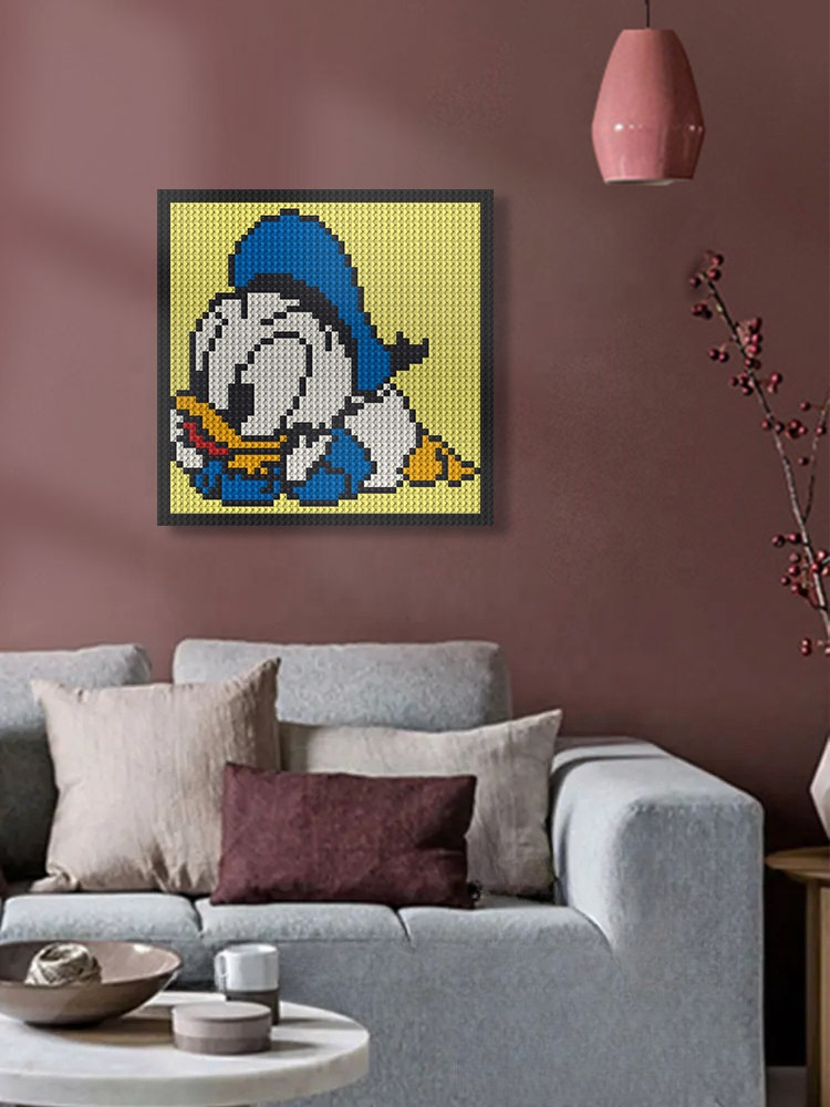 N0049 Donald Duck Mosaic Wall Art | 2304 PCS