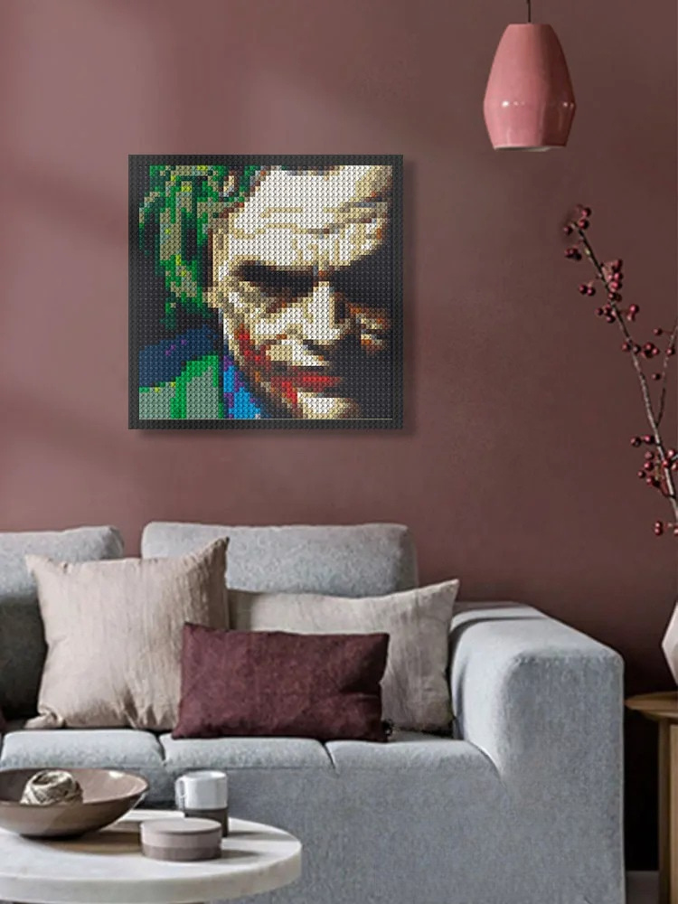 N0149 The Joker Mosaic Wall Art | 2304 PCS