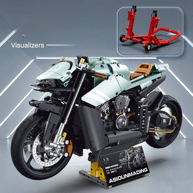 GULY 60505 Aston Martin Motorcycle Building Set | 2176 PCS