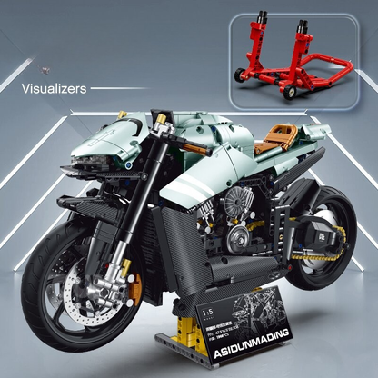 GULY 60505 Aston Martin Motorcycle Building Set | 2176 PCS