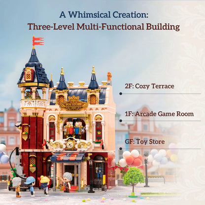 Pantasy 85031 Modular Building Toy Store Building Toy Set | 2978 PCS