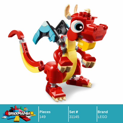 LEGO 31145 Creator 3in1 Red Dragon | 149 PCS