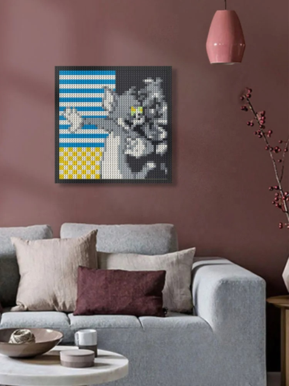 N0216 Tom Mosaic Wall Art | 2304 PCS