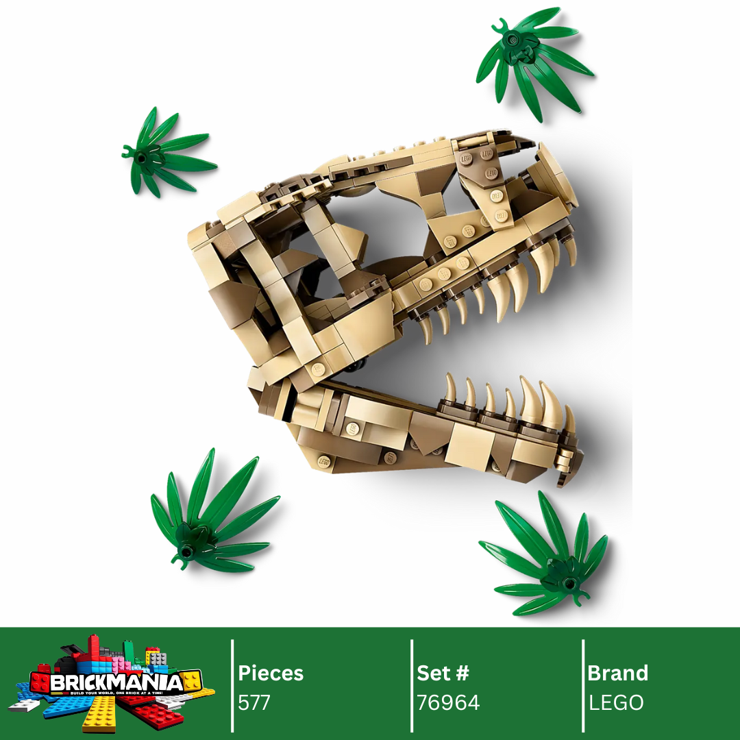 LEGO 76964 Dinosaur Fossils: T. rex Skull | 577 PCS