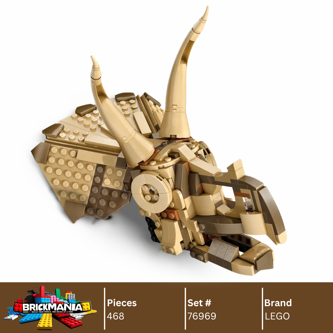 LEGO 76969 Dinosaur Fossils: Triceratops Skull | 468 PCS
