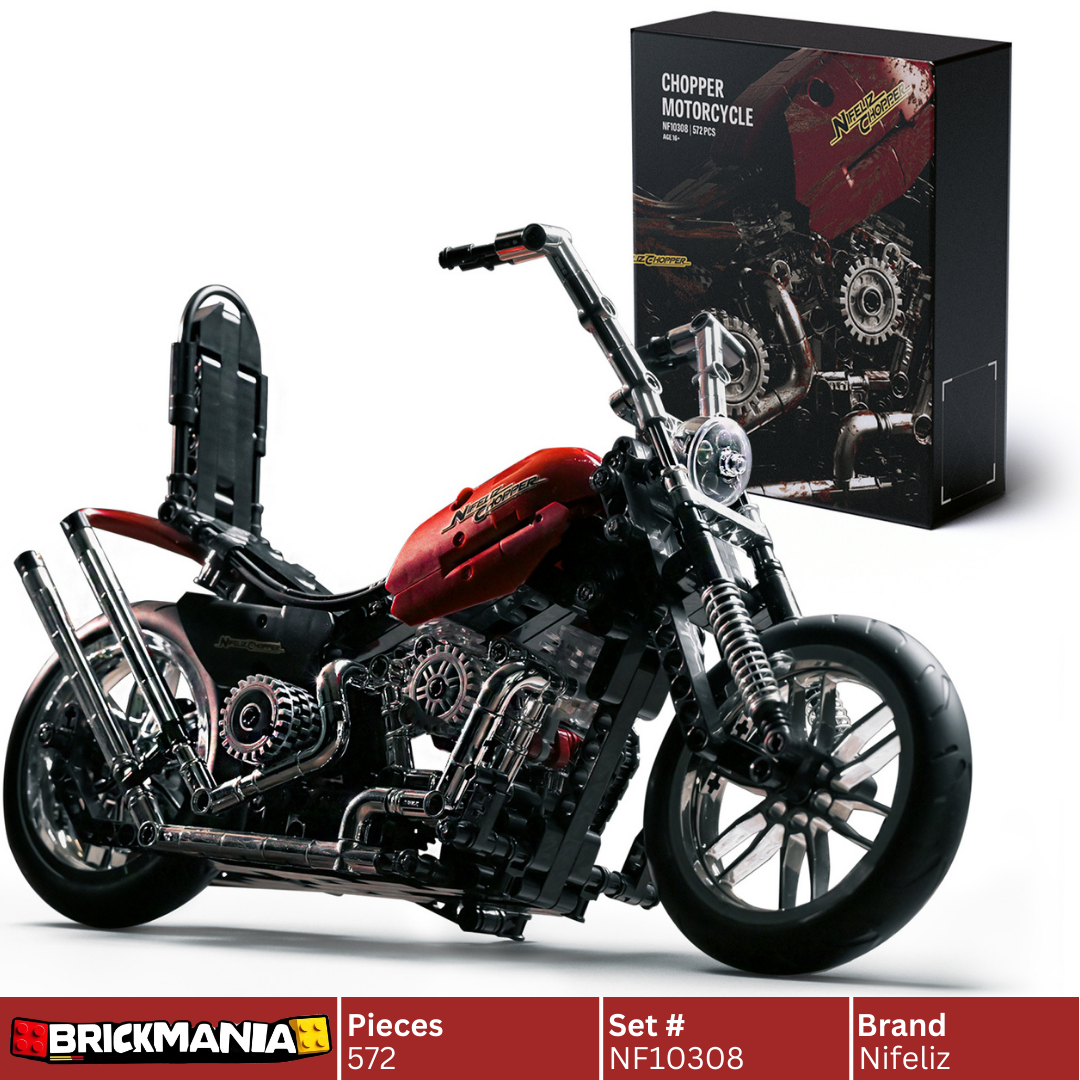 Nifeliz NF10308 Chopper Motorcycle Building Set | 572 PCS