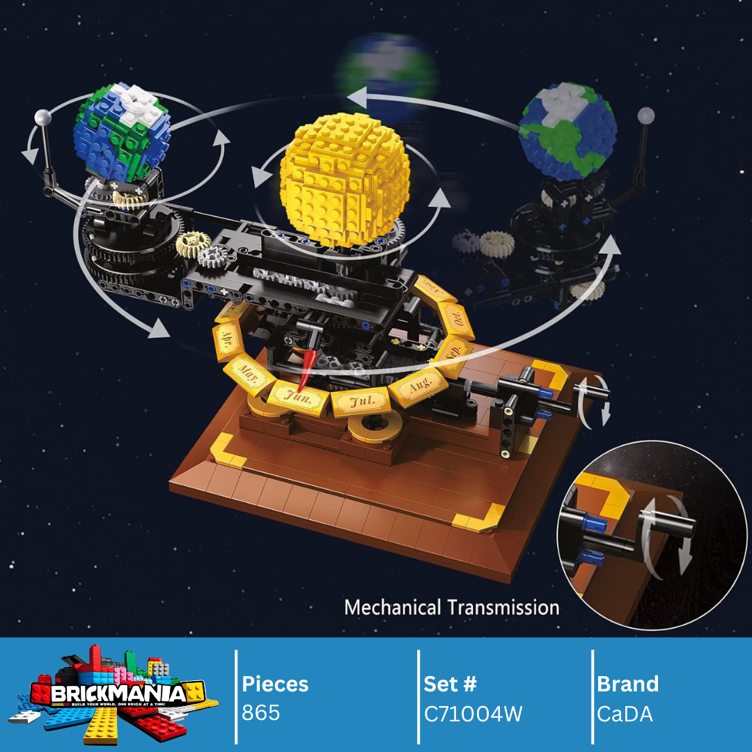 CaDA C71004W Solar System Building Toy Set | 865 PCS