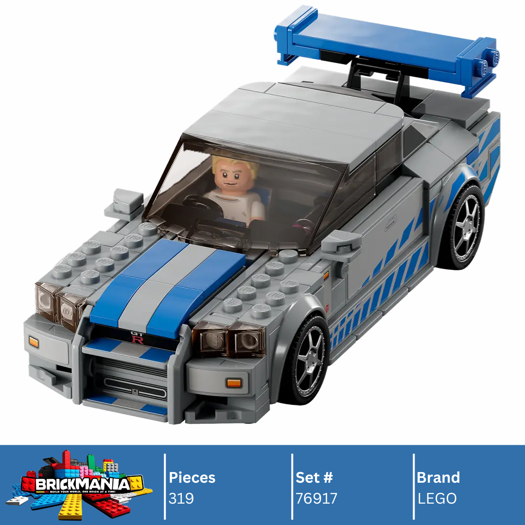 LEGO 76917 2 Fast 2 Furious Nissan Skyline GT-R (R34) | 319 PCS