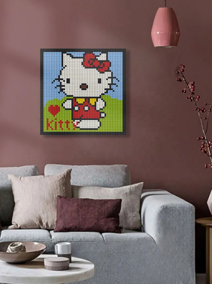 N0130 Hello Kitty Mosaic Wall Art | 2304 PCS