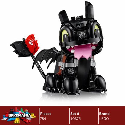 LEGO 10375 Icons How to Train Your Dragon: Toothless | 784 PCS