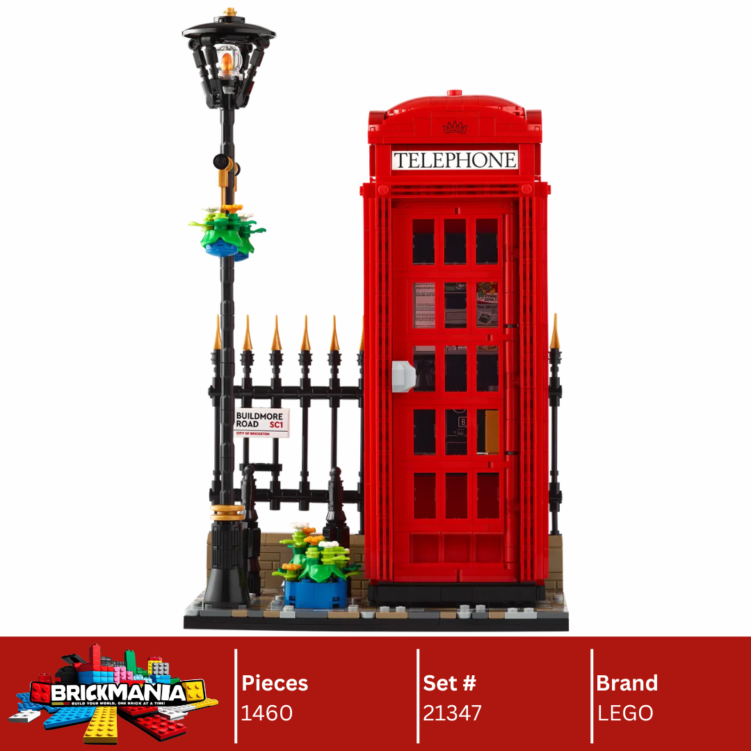 LEGO 21347 Red London Telephone Box | 1460 PCS