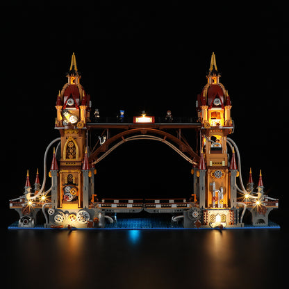 Lumibricks F9047 Steampunk City Bridge Building Toy Set | 3170 PCS